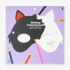 Album da colorare con maschere di Halloween