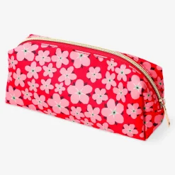 Astuccio rosso con fiori
