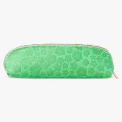 Astuccio verde con fiori