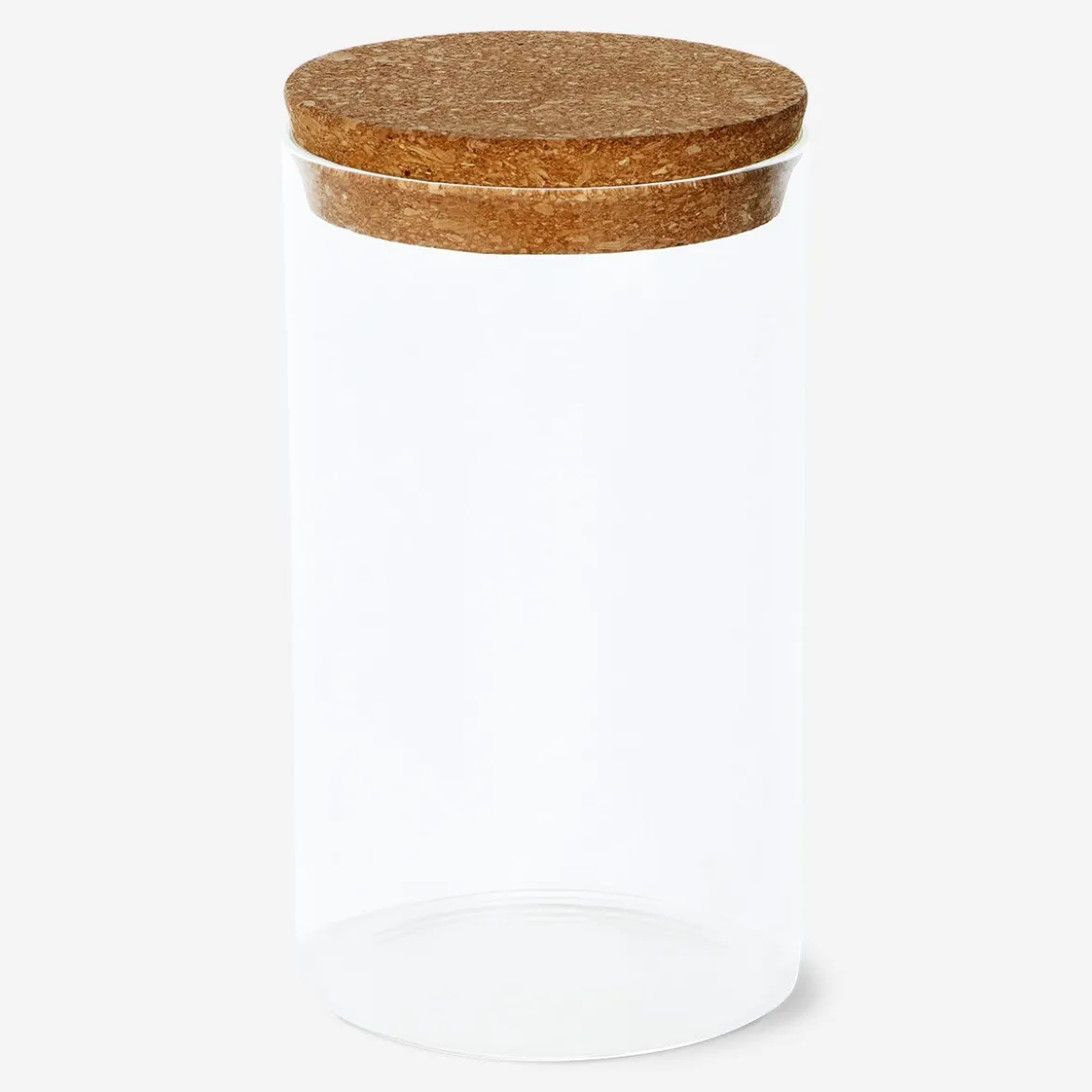Barattolo di vetro con coperchio in sughero - 750 ml
