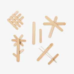 Bastoncini creativi in legno DIY - 50 pz
