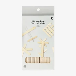 Bastoncini creativi in legno DIY - 50 pz