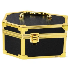 Beauty case a forma di bara con divisorio