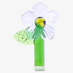 Bicchiere con fiore all'interno - 350 ml