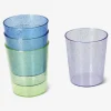 Bicchieri riutilizzabili con glitter - 4 pz