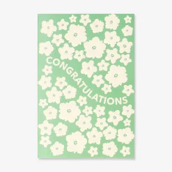 Biglietto d'auguri - Fiori e congratulazioni