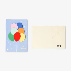 Biglietto d'auguri - Palloncini