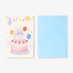 Biglietto di compleanno - Torta sagomata