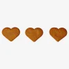 Biscotti a cuore di pan di zenzero