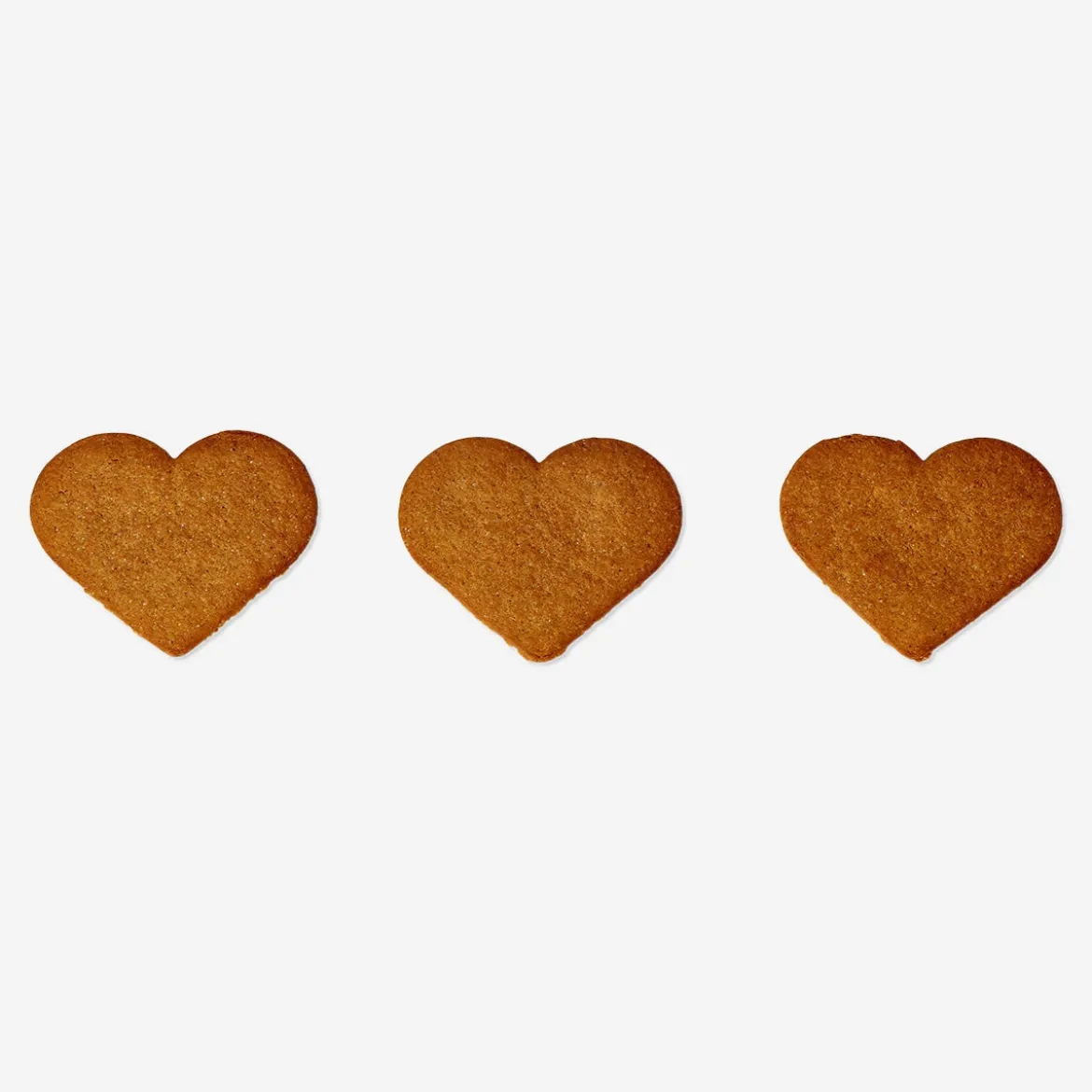 Biscotti a cuore di pan di zenzero