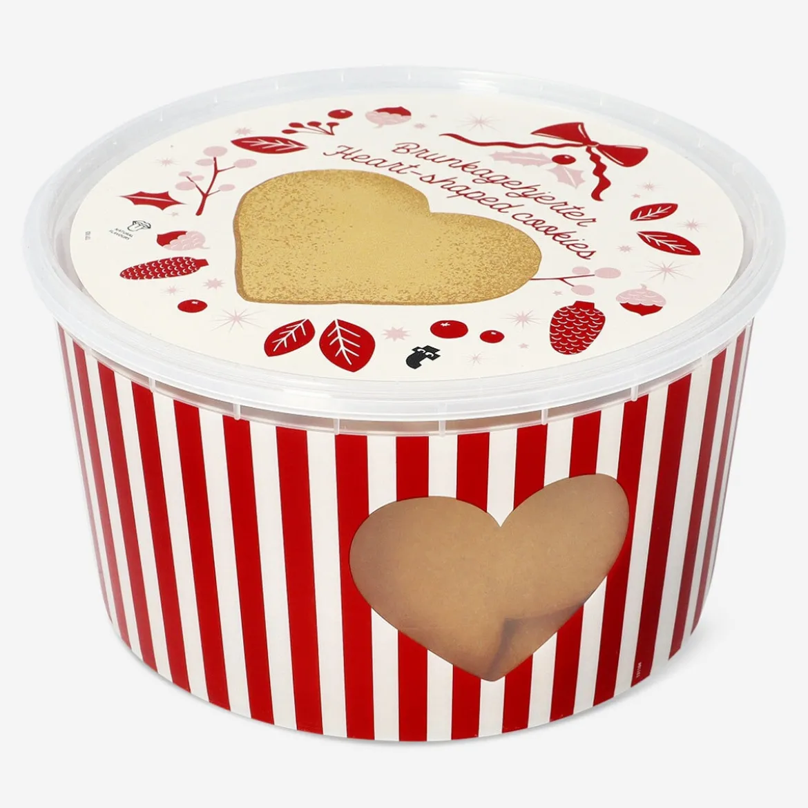 Biscotti a cuore di pan di zenzero