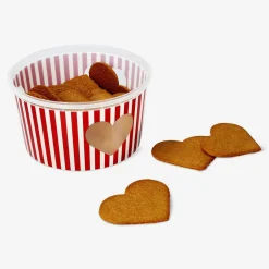 Biscotti a cuore di pan di zenzero