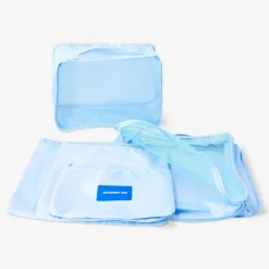 Borse organizer da viaggio blu - 5 pz