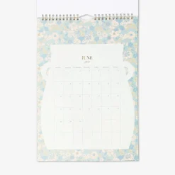 Calendario mensile floreale da parete 2027