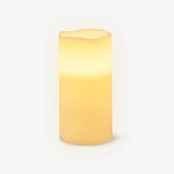 Candela a LED bianca - 15 cm