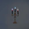 Candelabro a forma di scheletro - 37 cm