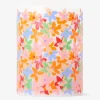Candela LED a colonna con stampa floreale - 10 cm
