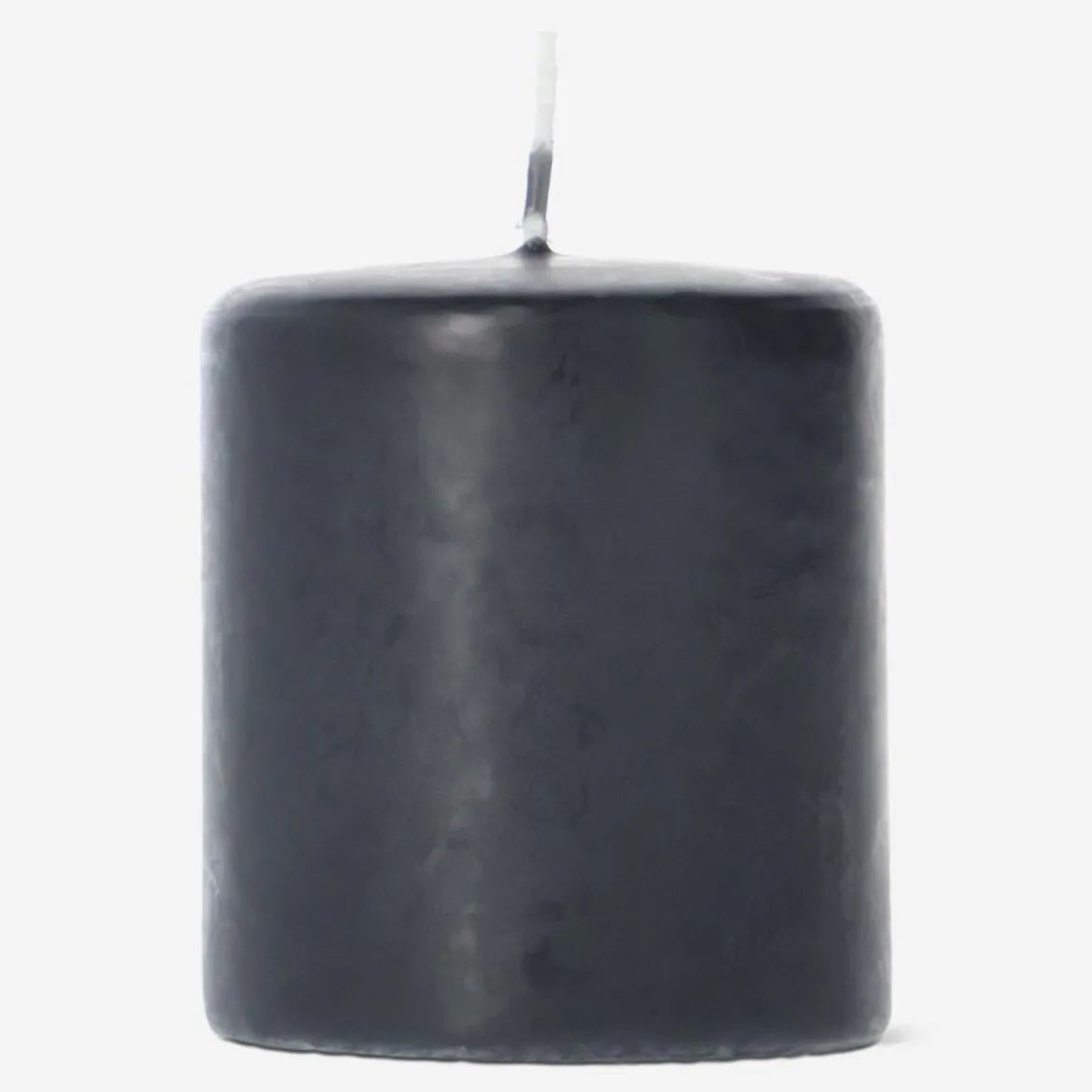 Candela pilastro nera - 8 cm
