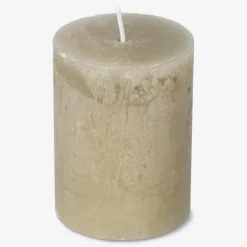Candela rustica marrone - 8 cm