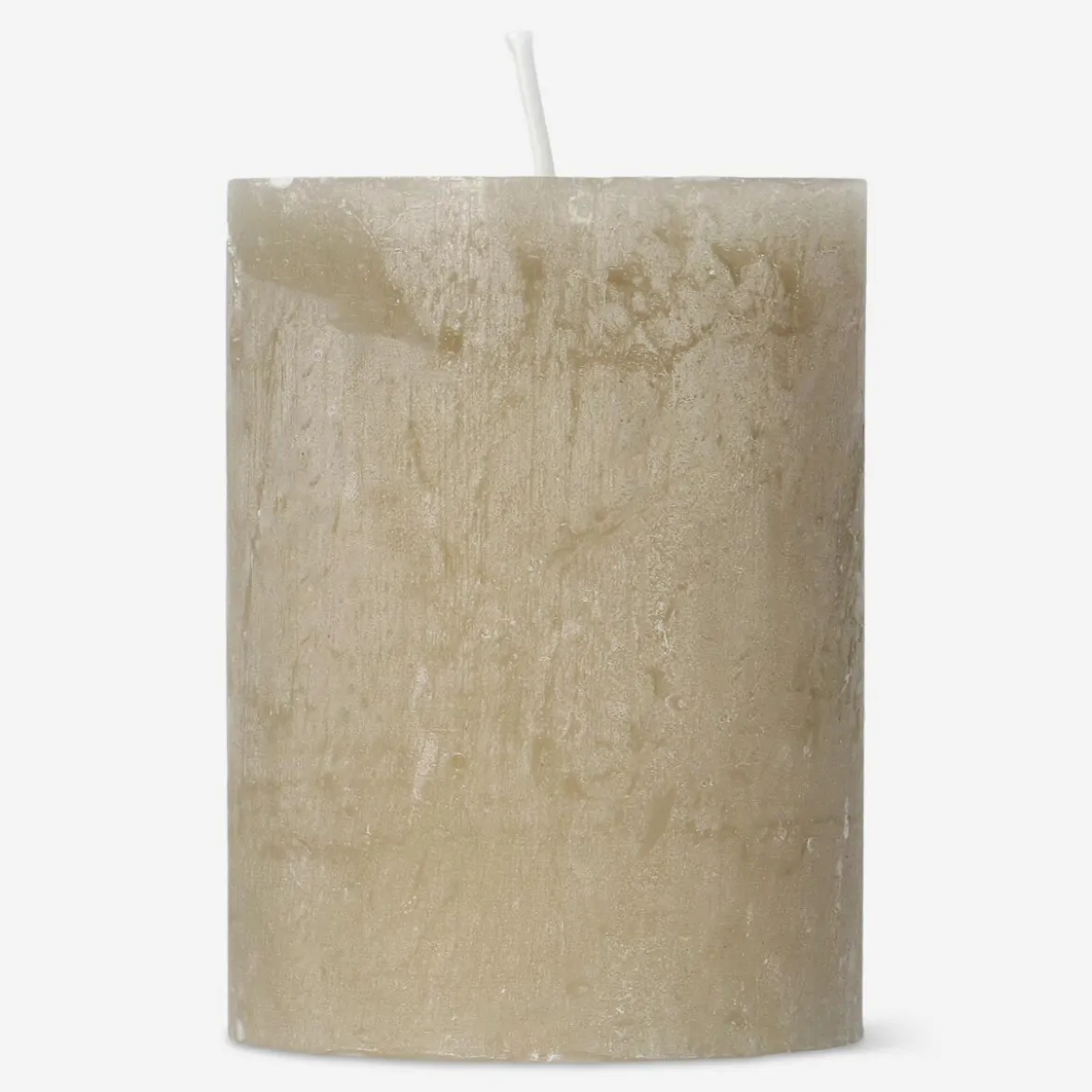 Candela rustica marrone - 8 cm