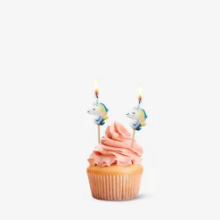 Candele per torta Unicorno. 6 pz