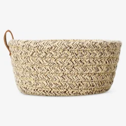 Cestino in corda marrone - 15 cm