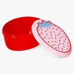 Cestino per il pranzo alla fragola rosa