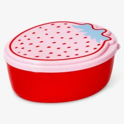 Cestino per il pranzo alla fragola rosa