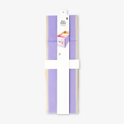 Cesto portaoggetti viola con 8 scomparti - 13x30 cm