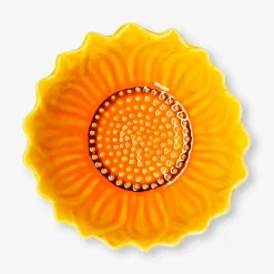 Ciotola con girasoli in rilievo - 9 cm