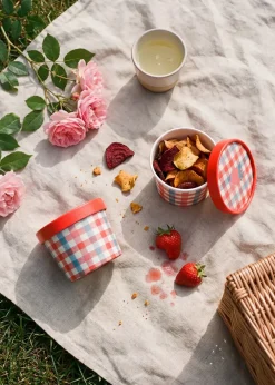 Ciotoline di carta per snack con coperchio - 2 pz