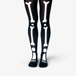 Collant da costume a scheletro per adulti - Taglia unica