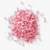 Collezione di perle di vetro rosa - 50g