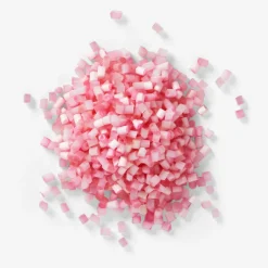 Collezione di perle di vetro rosa - 50g