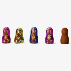 Coniglietti di cacao in casetta