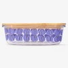 Contenitore per alimenti in vetro con zucche - 17 cm