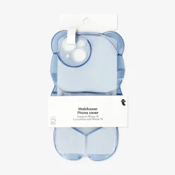Cover per telefono con orsetto blu - Adatta all'iPhone 15