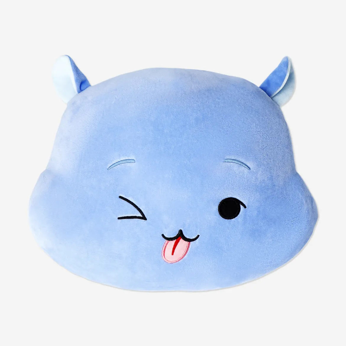 Cuscino ippopotamo blu