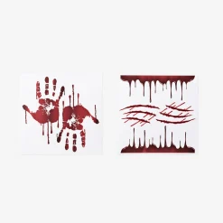 Decorazioni per finestre a forma di macchie di sangue - 6 pz