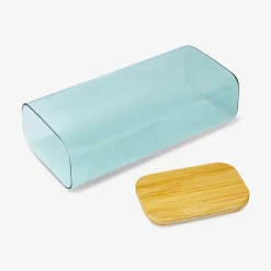 Designer Collection - Contenitore in vetro verde con coperchio - 2,3 L