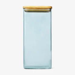 Designer Collection - Contenitore in vetro verde con coperchio - 2,3 L