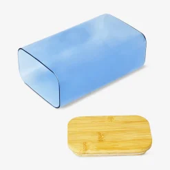 Designer Collection - Contenitore in vetro blu con coperchio - 1,7 L