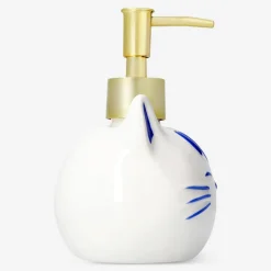 Distributore di sapone per gatti con pompa dorata