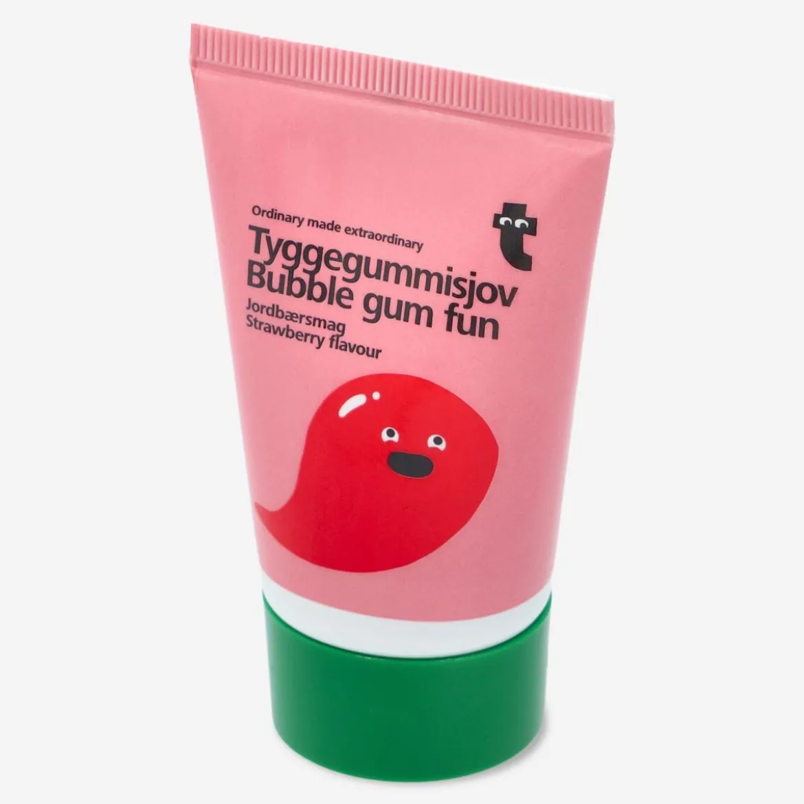 Divertente gomma da masticare. Sapore di fragole