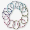 Elastici per capelli vibranti multicolore - 12 pz
