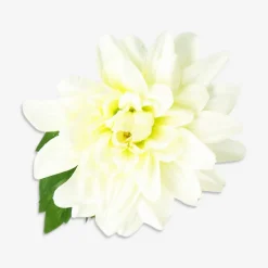 Fiore decorativo bianco - 40 cm