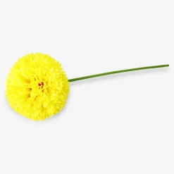 Fiore decorativo giallo - 40 cm