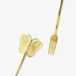 Forchettine da dessert con farfalla - 2 pz