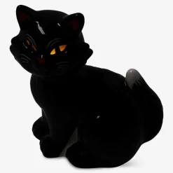 Gatto nero luminoso a LED