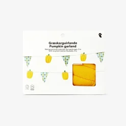Ghirlanda di zucca a quadretti - 300 cm